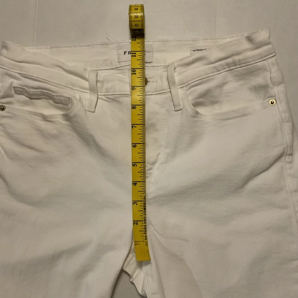 Frame Le Skinny De‎ Jeanne Crop Women’s Jeans size 30 White - Picture 5 of 12